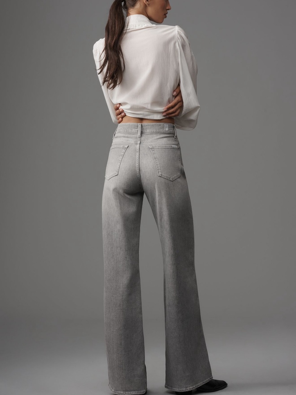 7 for all mankind Lotta mid-rise wideleg jeans